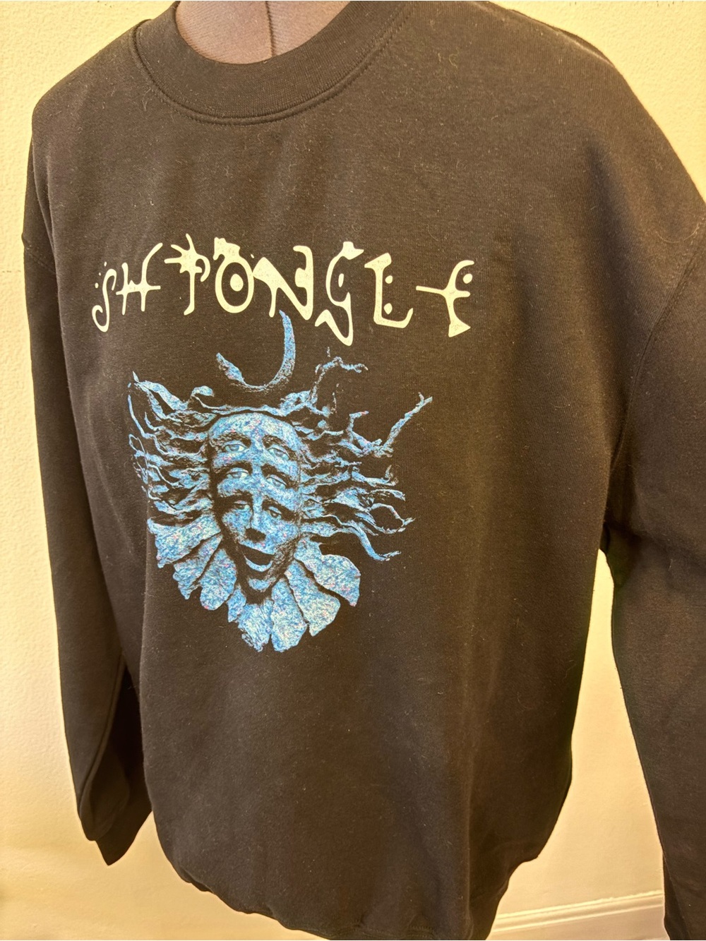 Shpongle black crewneck fleece lined sweatshirt unisex size Large New merch - Picture 5 of 5